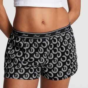 Victoria's Secret Pink Black and White Shorts